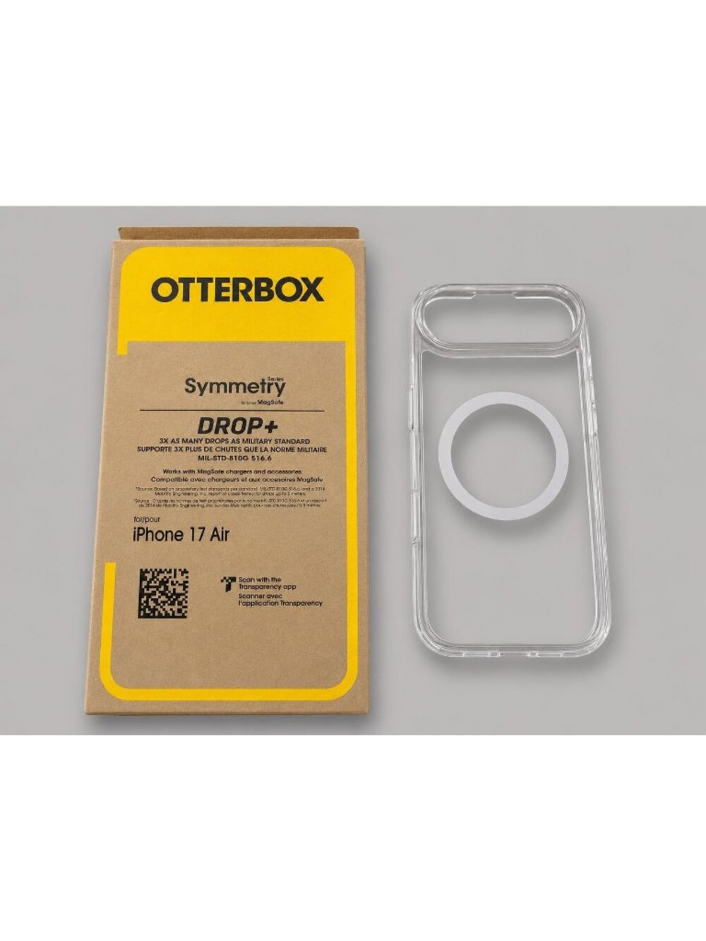OtterBox Symmetry Clear MagSafe Case for iPhone 17 Air Ultra Thin Camera Control
